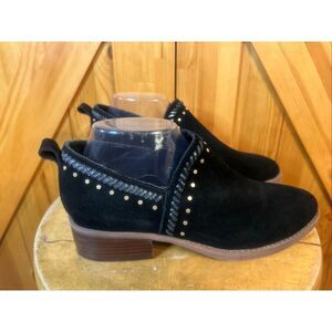 Latigo Booties Studded Ankle Boots Women's Size 8M Suede Black